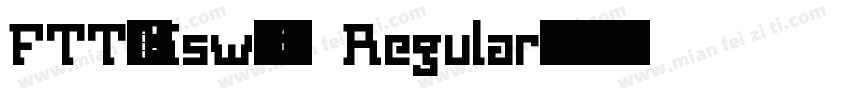 FTT-Ksw遊和 Regular字体转换